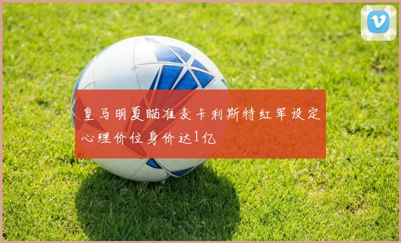 皇马明夏瞄准麦卡利斯特红军设定心理价位身价达1亿